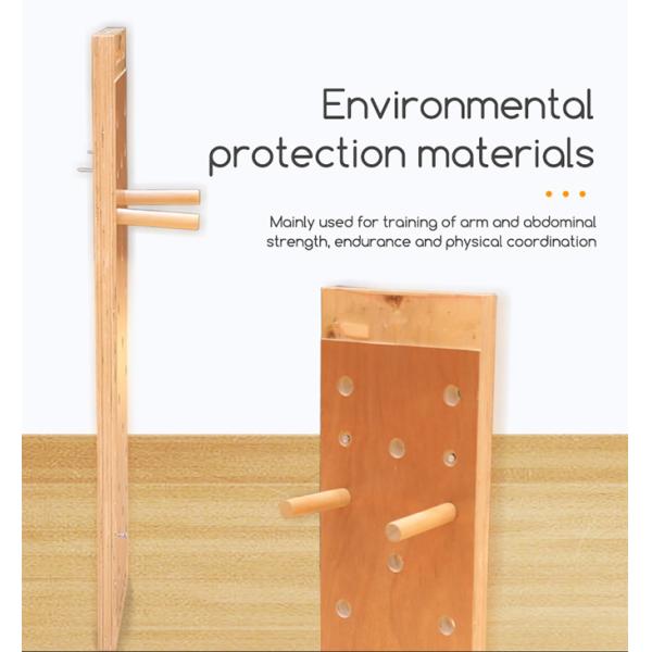 Wholesale Wall Mounted Fitness Crossfit Wooden Climbing Peg Board Wall For Sale