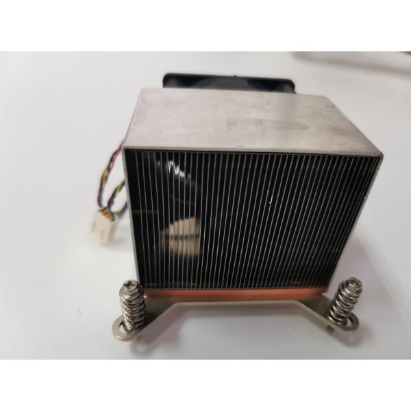 C1100 Strips Square Heat Sink With Round Fan Cooper Base