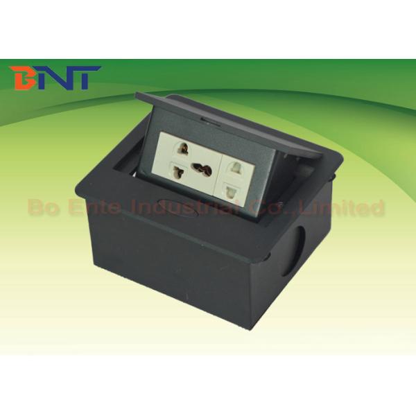 Smart Compact Desk Pop Up Sockets , Pop Out universal power plug for Office Furniture