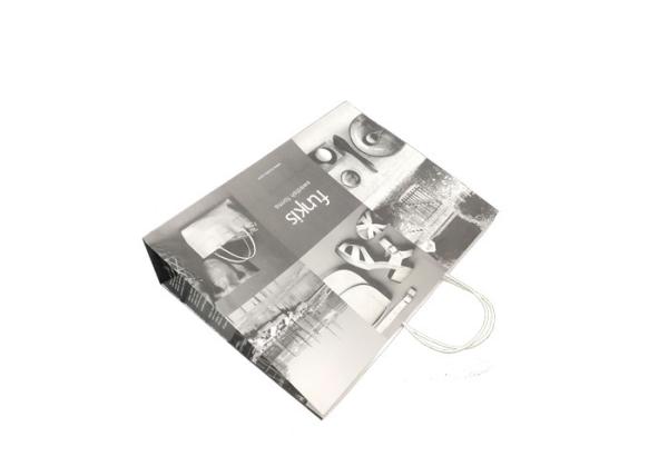 Medium Personalized Eco Paper Packaging /  Handmade Paper Shopping Bags
