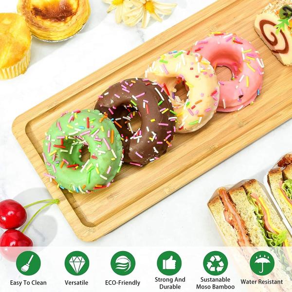 Подносы для блюд из бамбука