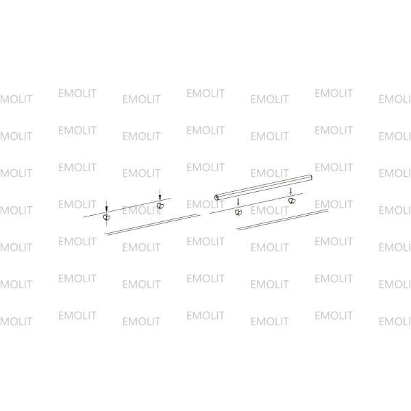 Aluminium Housing Rotatable and Linkable LED Furniture Cabinet Lamp High Lumen CE Approval