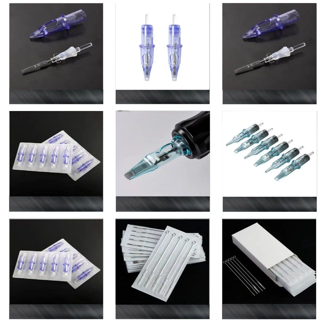 Aiguilles de tatouage en acier inoxydable de forme personnalisée, résistantes à la corrosion