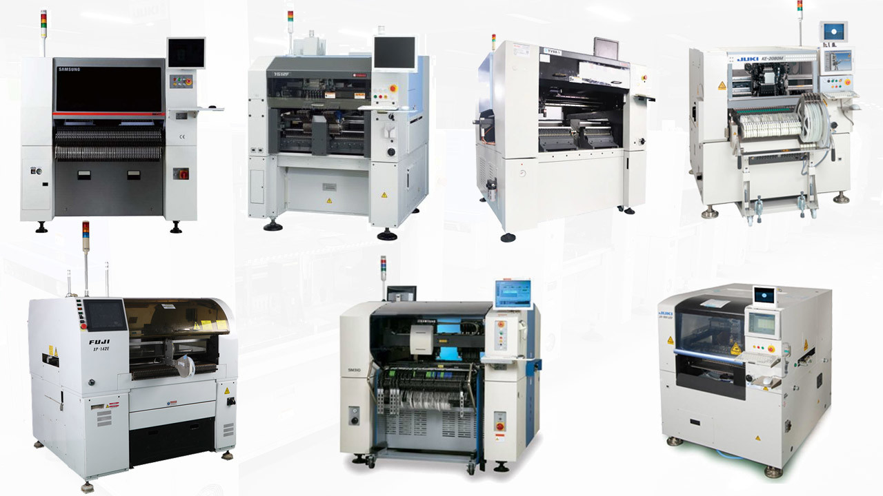 SMT PCB сборочная линия JUKI 3010 3020 Pick and Place Machine