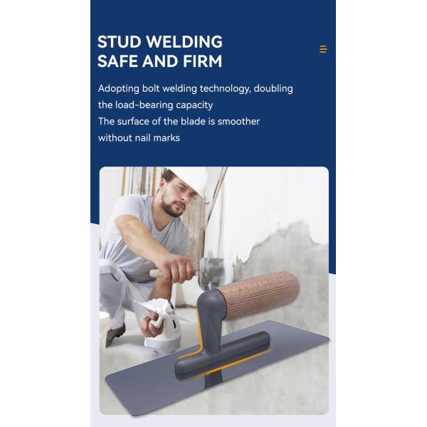 Поддержка настройки 8 дюймов длины лезвия деревянная ручка нержавеющая сталь штукатурка трофея