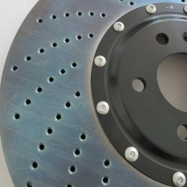 O disco furado ferro fundido 420*40mm do freio para potenciômetros de Audi A6 10 trava o compasso de calibre