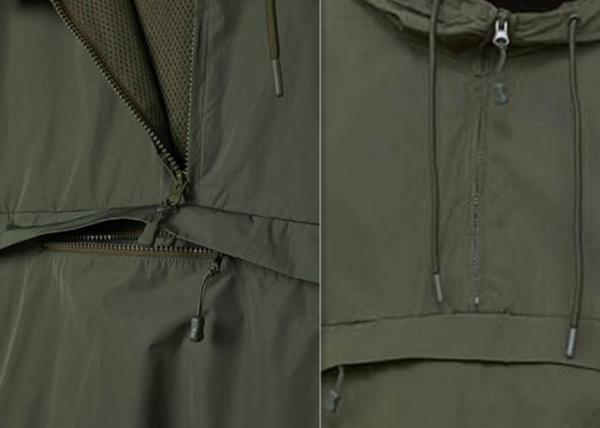 Hood Clothing Nylon Bomber Jacket Mens Fashion Trend Lightweight Cagoule