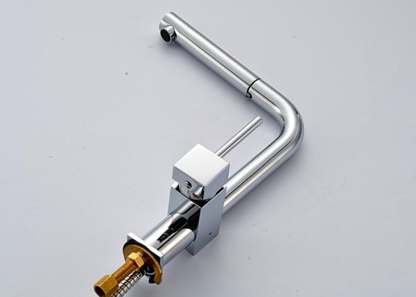 Plastic Pull Out Sprayer Kitchen Basin Faucet Ceramic Cartridge Type ROVATE
