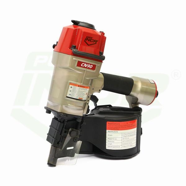 15° Coil Nailer For Flat Wire Welded Coil Nail 90mm Nail Staple Gun