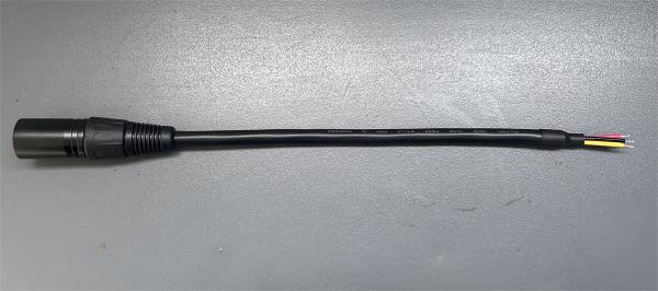 Straight Head Three Core Wire Harness Assembly Custom Wire Harness 200mm