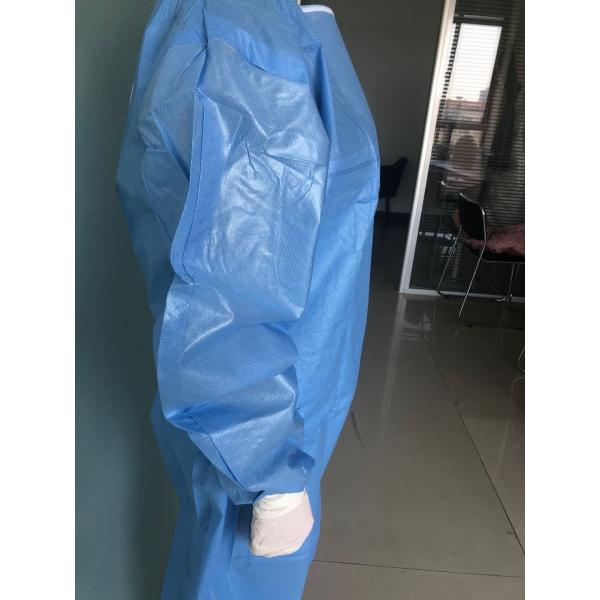 Comfortable Disposable Isolation Gown Against Dust And Harmful Particles