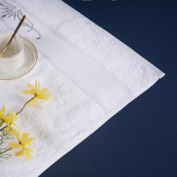 Fishbone Satin Hotel Towel Set Bath Towel Sets Gift Set Woven For Adults