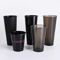 Gobelets de thé ronds jetables Portables en plastique en PP avec service OEM ODM