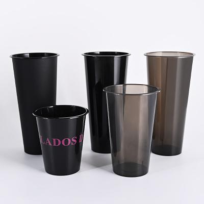 Disposble Round Tea Portable PP Plastic Drinking Cups With OEM ODM Service