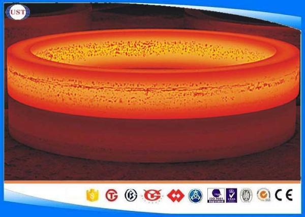 34CrMo4 / 4137 / 35CrMo Forged Steel Rings With Heat Treated 500 Mm Max Thickness