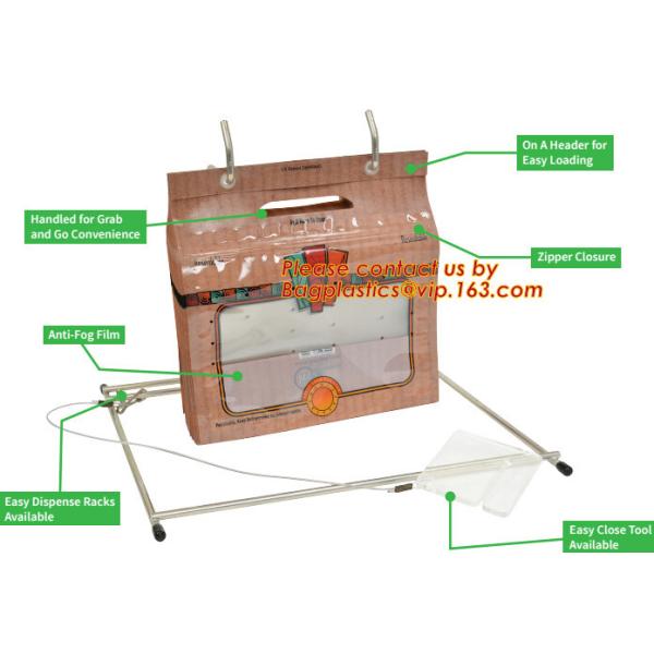 custom resealable recyclable kraft paper square bottom zipper bag, standup Zipper seal Kraft Paper Coffee Bag with Side