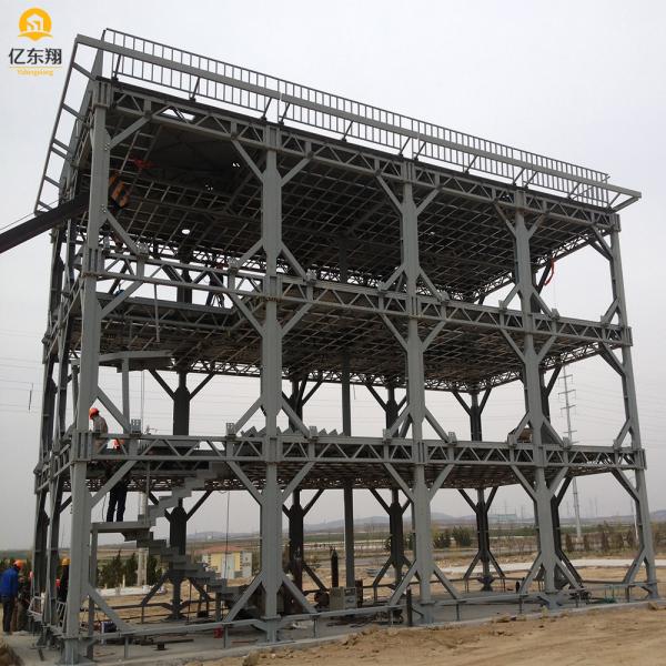 Large Industrial Building Steel Structure Multistory Prefabricated Steel Construction