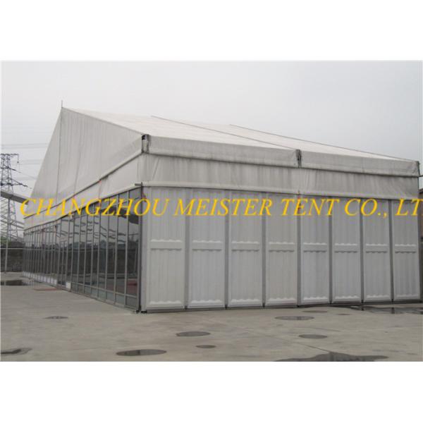 1000 Sqm Clear Span Industrial Warehouse Tent with Glass Walls for Outdoor Events