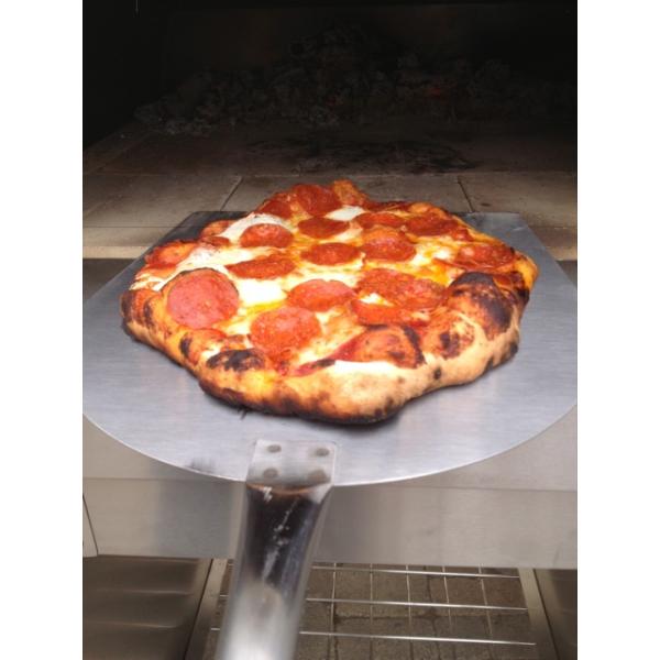 4 Wheels Stainless Steel Pizza Oven Outdoor 900mm Wood Fired Pizza Oven