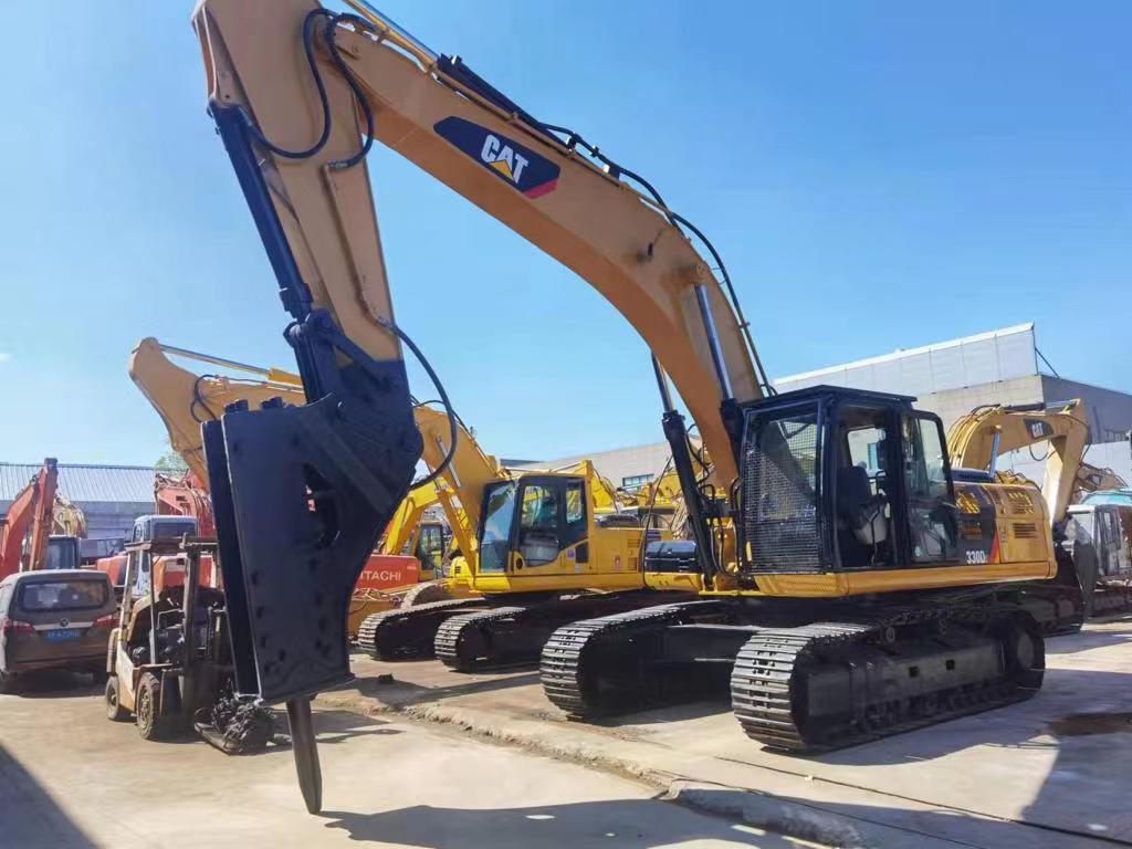 Сверхмощный экскаватор crawler кота 330D 330DL гусеницы 30T с молотком и ведром Джек