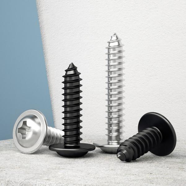Coarse / Fine Thread Self Tapping Screw Customized M4 Screw