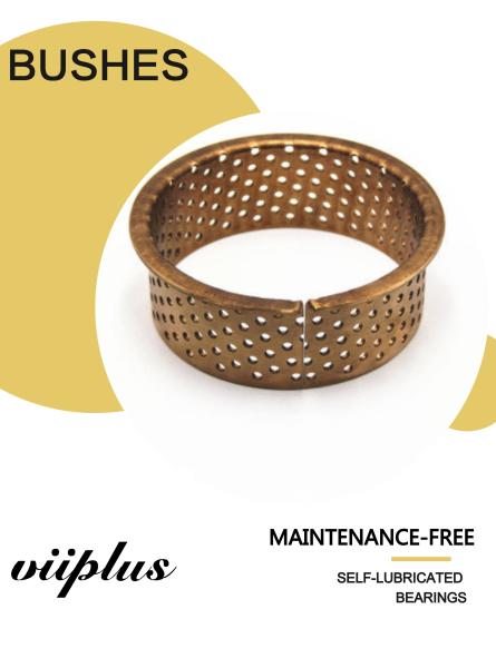 Cylindrical Bushes Grease Reservoirs Plain Type Bearing Cusn8 Oil Holes Rohs Standard