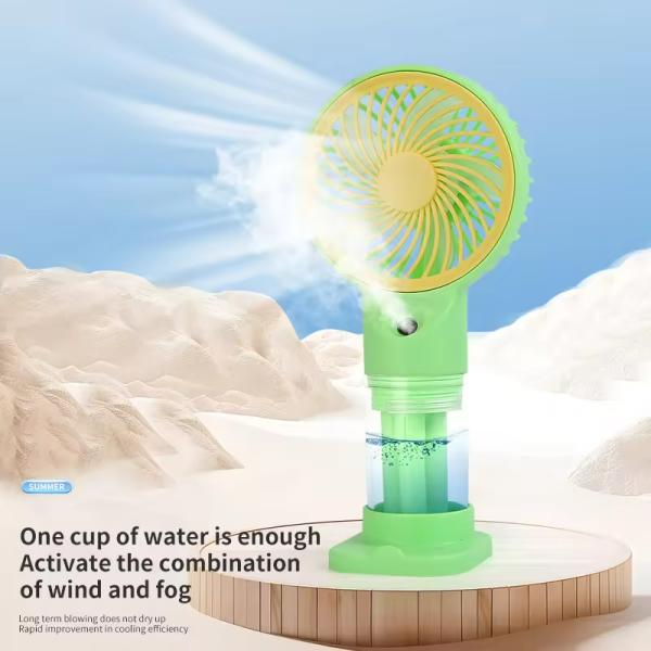 New Summer Mini Handheld Fan Mute Portable USB Charging Spray Water Cooling Fan for Outdoor and Camping
