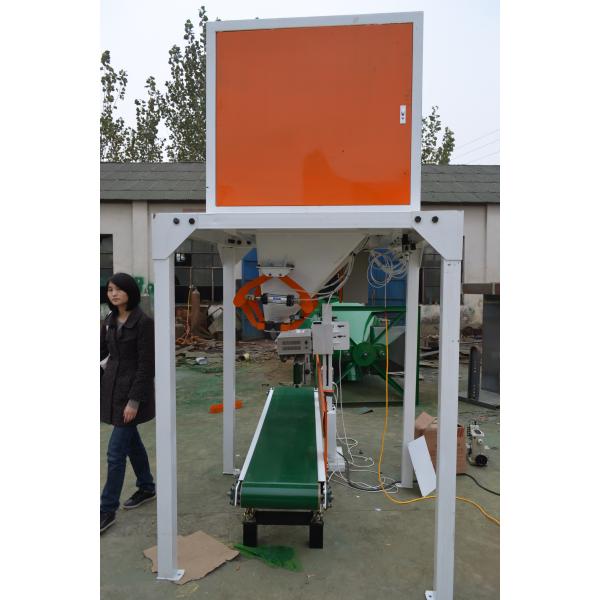 Ss Powder Bag Packing Machine / Dry Powder Packaging Equipment 5-25kg Per Bag