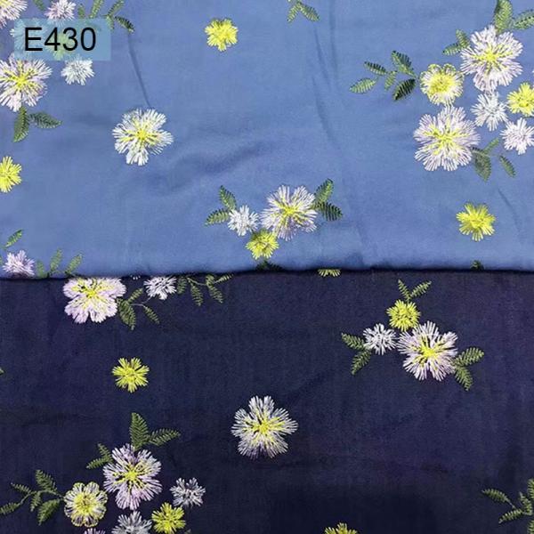 El RAYÓN POLIVINÍLICO del 40% el 60% bordó a Jean Denim Fabric Dark Blue