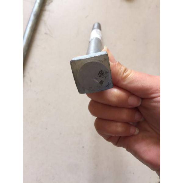 1/2 Inch Galvanized Power Line Fittings Machine Bolt Fasteners Customized Forging