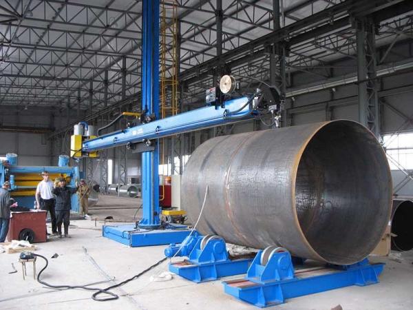 ISO Welding Column And Boom Joint Welding Roller / Positioner Wind Tower Product Line
