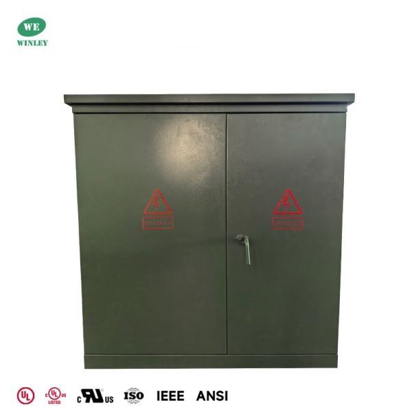 500kVA Three Phase Pad Mounted Transformer 12kV to 208Y/120 V with 304 Stainless Steel Enclosure UL Listed