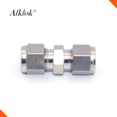 encaixes de tubo duplos 15mm de aço inoxidável da virola da união de 10mm 12mm 14mm 316