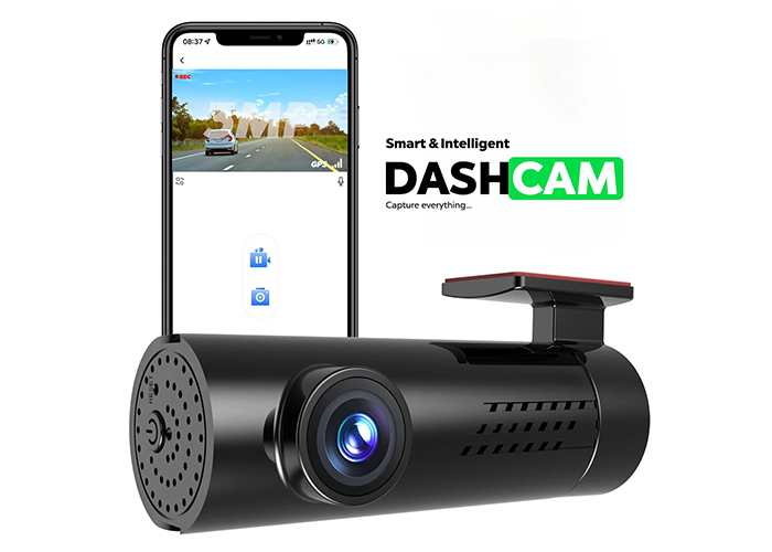 Clear Driving Footage 1080P Dash Cam With Night Vision And GPS Tracking