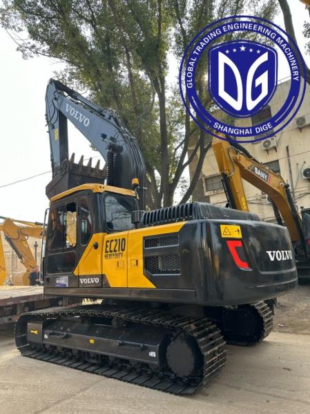 Ec210 Excavadora Volvo usada de 21 toneladas com componentes pesados de carro