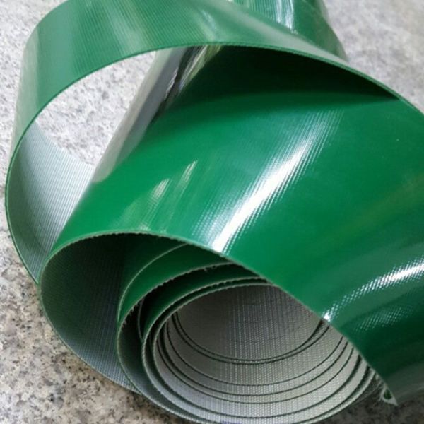 Lightweight Durable Tobacco Conveyor Belt PVC Green 4 Ply