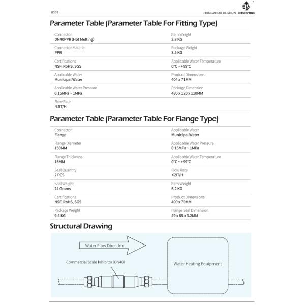 Нет электричества и магнитов Промышленный водоотгреватель Чистый физический антимассаж для пищевых напитков горнодобывающей промышленности