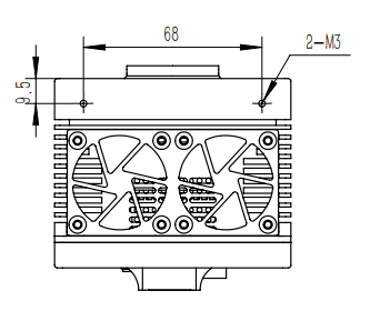 640×512 15μm -40℃ Scientific Deep Cooled SWIR InGaAs Camera GigE Low Noise Air Cooling GS-SW6401715-40-G