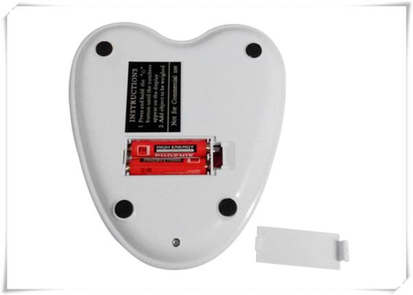 Heart Shape Portable Food Scale , Strain Gauge Sensor Kitchen Weight Scale