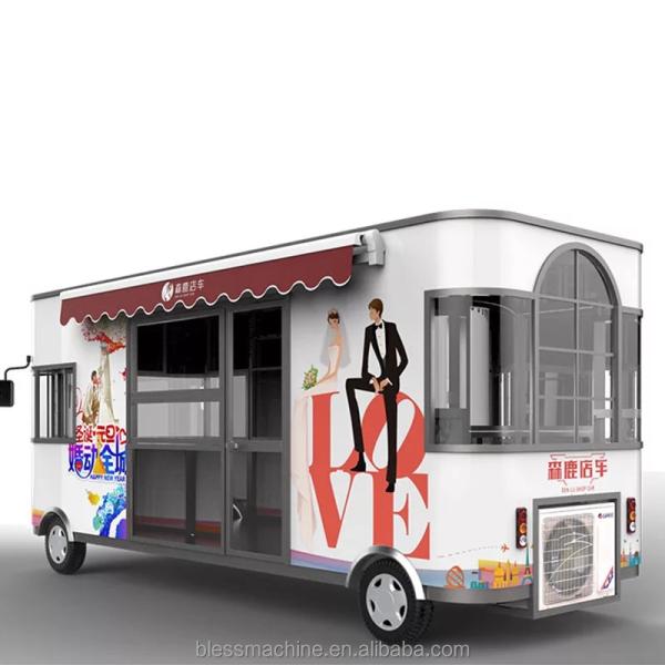 Stainless Steel Snack Food Catering Truck for and Durable Home Business in 's Market