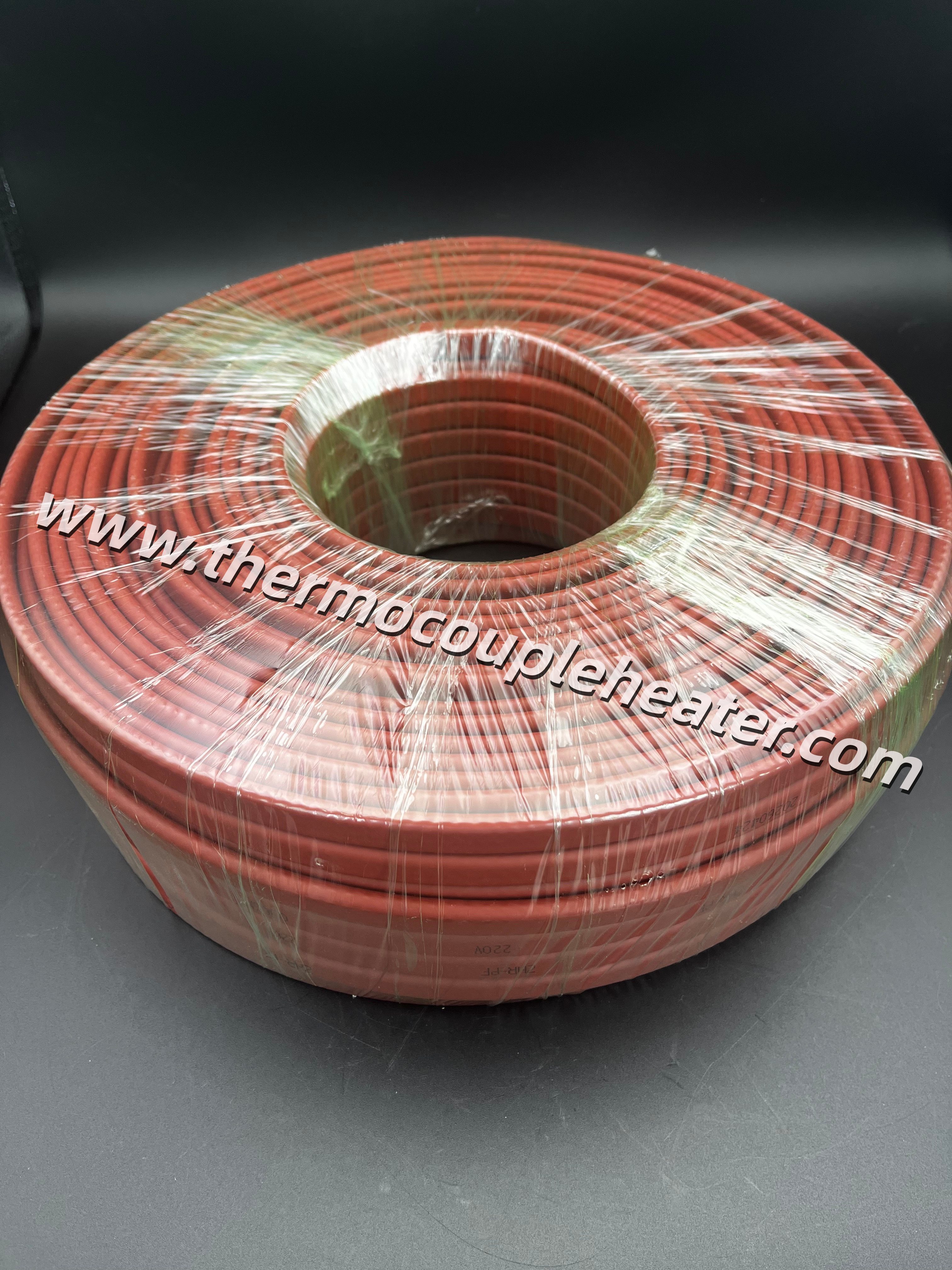 Self-Regulating Heating Cable Fluoropolymer Outer Jacket With Braid Protection