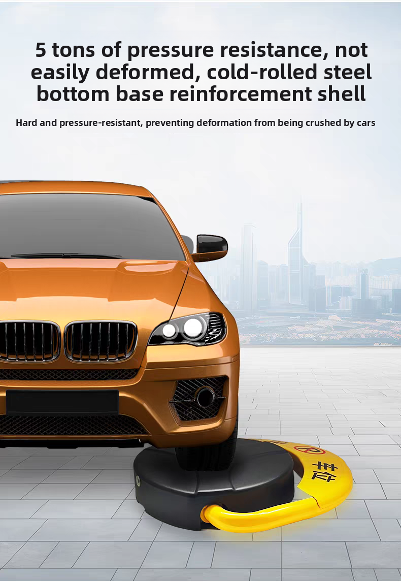 Safety Car Parking Locks Rust Resistant Corrosion Resistant Parking Space Barrier