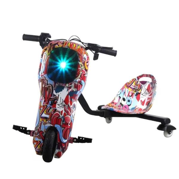 350W 3.0ah 3.6Ah/36V Lithium Cell Kids Drift Trike Popular Style with 6.5 Wheel Size