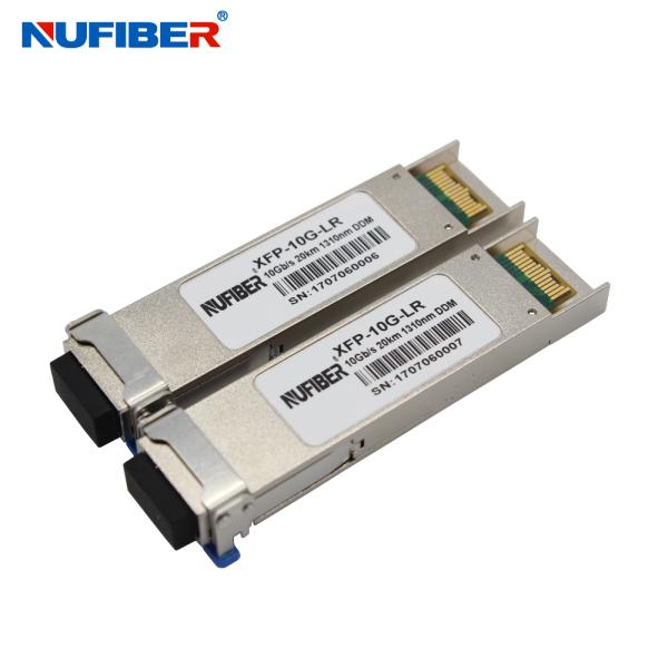 1310nm SM Duplex LC 10km XFP 10G LR DDM Cisco Huawei Mikrotik Compatible