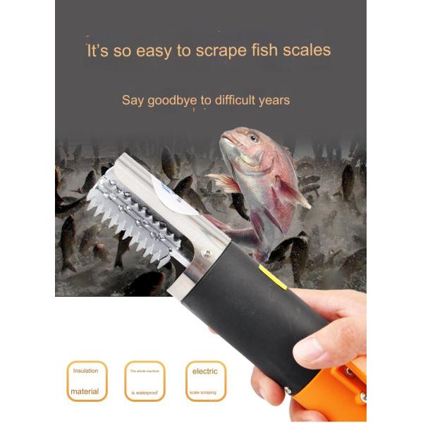 30-Second Fish Scaler Machine Handheld Electrical Scaler for Quick Scale Removal