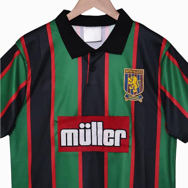 Aston Villa Retro 1993-1995 Away Football Club Jerseys Replica Support Customization