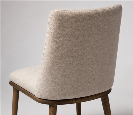 High-Back Solid Wood Upholstered Dining Chair CYC-022