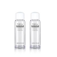 120ml Botellas de plástico cosmético de pared gruesa transparente Contenedor con tapa de doble capa