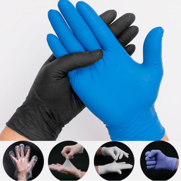0. 12mm 0. 08mm Disposable Nitrile Powder Free Gloves AQL1.5 AQL4.0