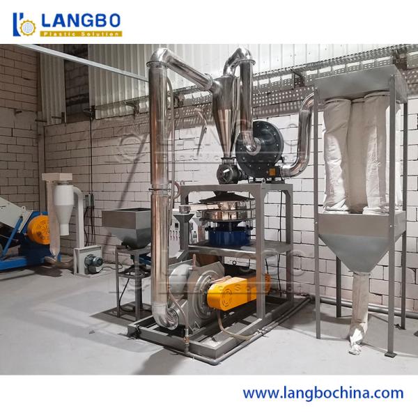 PVC/PE/LDPE/LLDPE/PP Grinding Machine Pulverizing Mill Recycling Line Plastic Powder Pulverizer Machine